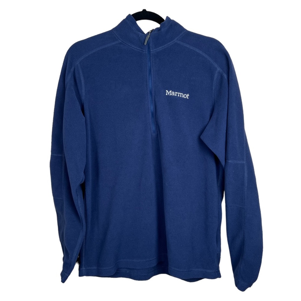 Marmot Men’s Blue Hiking Long Sleeve Half Zip Pullover Size Medium - Picture 1 of 7